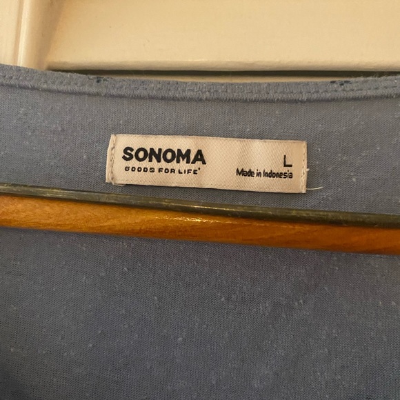 Dusty Blue Top, L - Picture 2 of 2